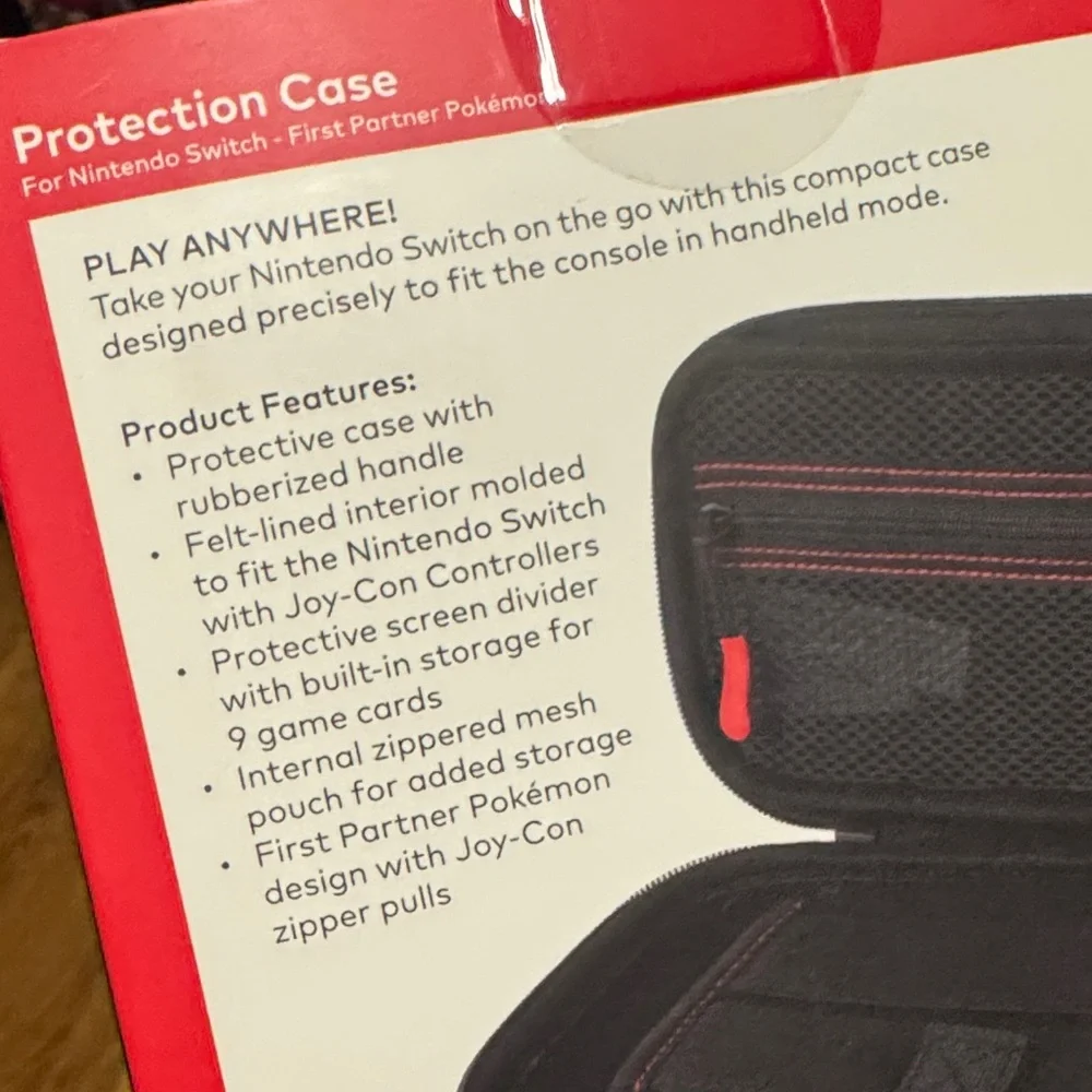 PowerA Pokémon Nintendo Switch Case - Black